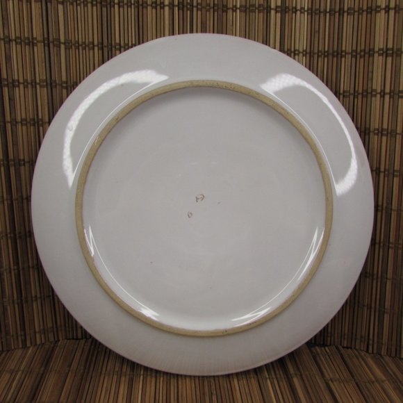 Vintage Peasant Village Italian Pottery Hand Painted Fruit Grapes 8.25" Plate - Picture 6 of 7